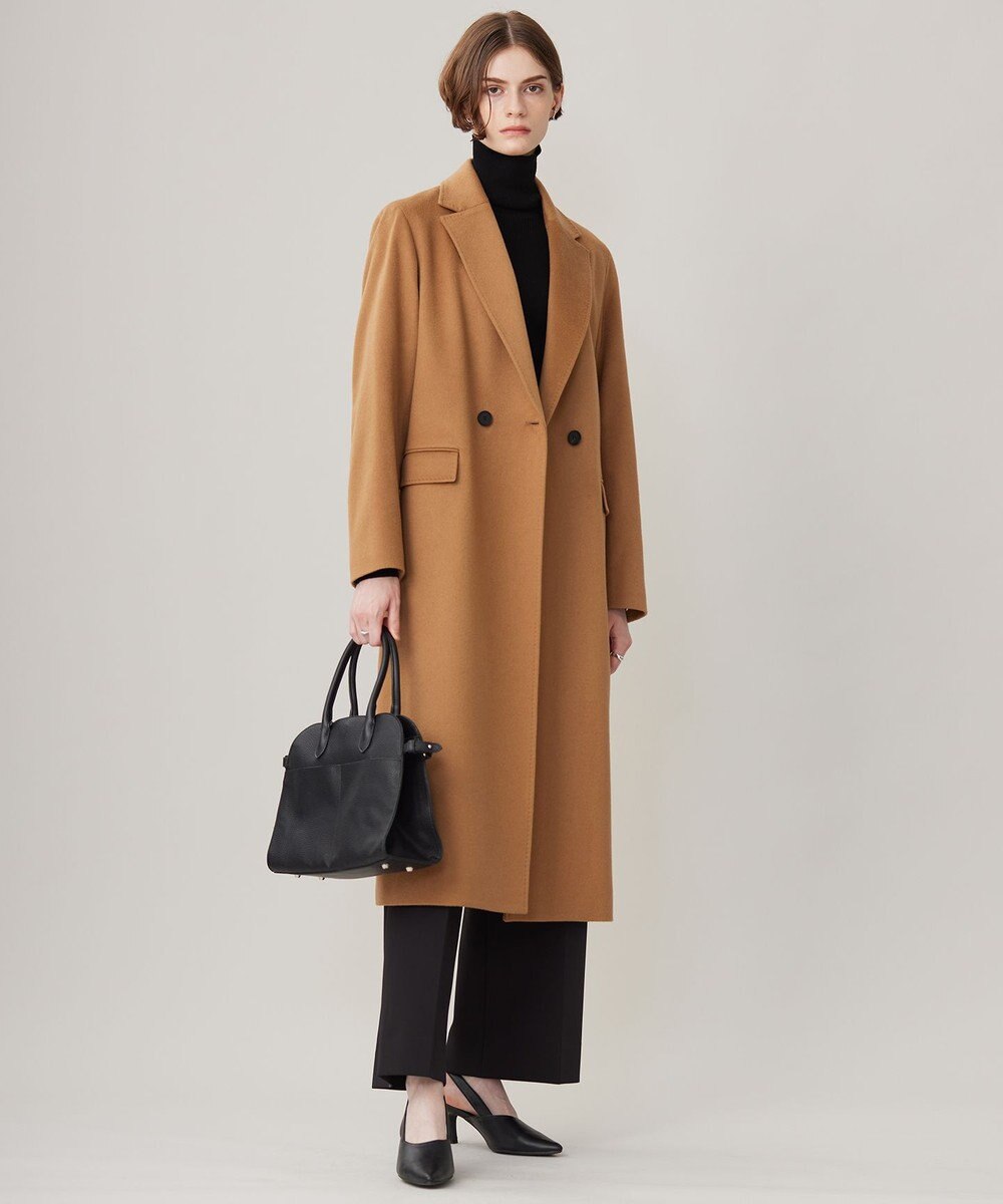 ICB 【CLASSY.1月号掲載・新色追加・洗える】エクストラファインメリノ タートルネックプルオーバー 