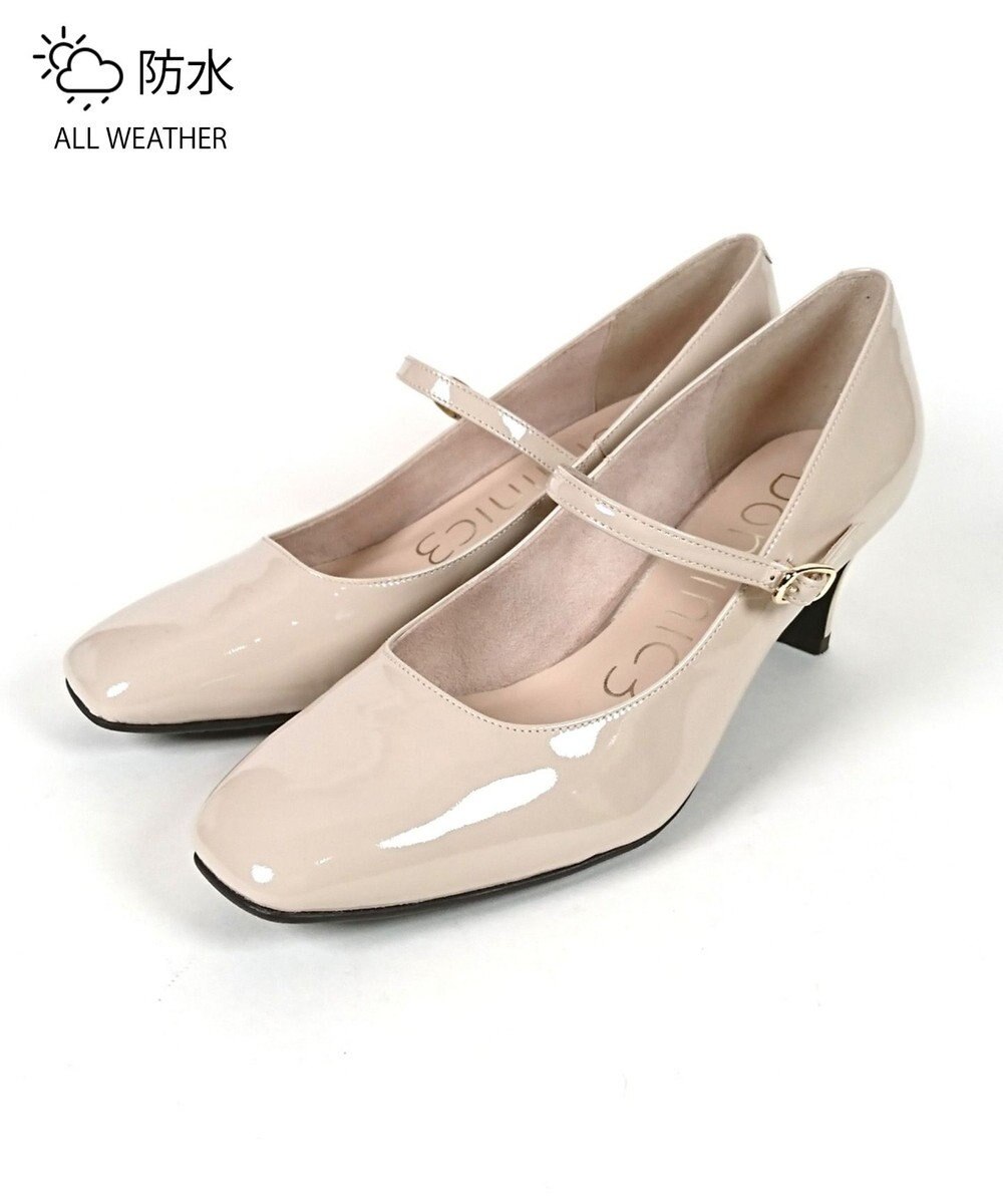 Dominic3 晴雨兼用 メリージェーン レザーパンプス 