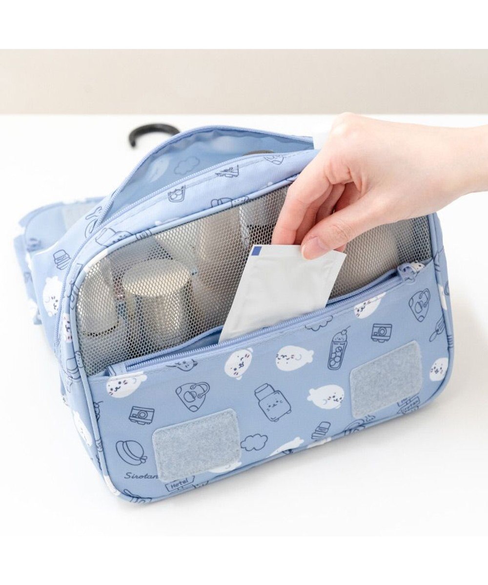 Mother garden しろたん トラベルポーチ 《旅行柄》 