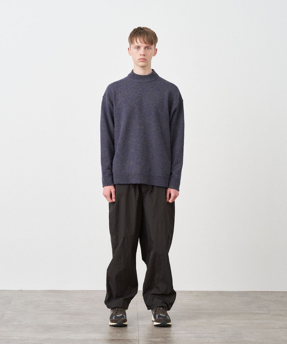 ATON WOOL MOULINE | モックネックセーター - UNISEX 