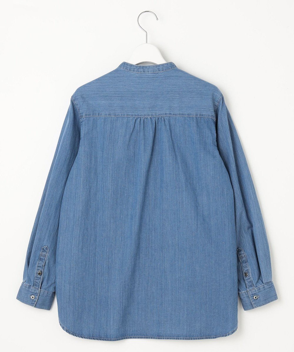 J.PRESS LADIES 【洗える・セットアップ対応】5ozバージラコンパクト ピンタック ブラウス 