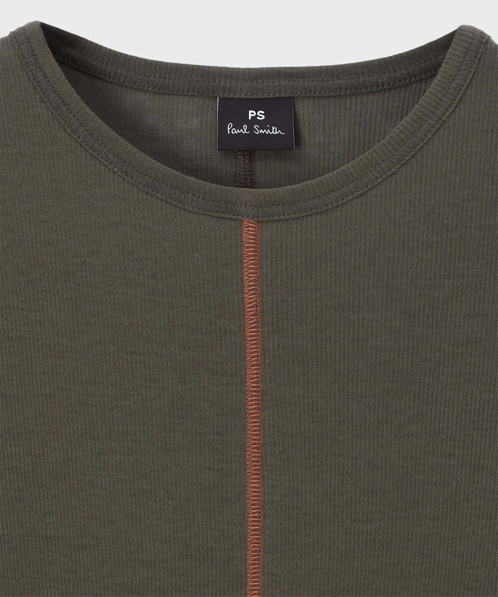 Paul Smith コントラストステッチ リブ 長袖カットソー 