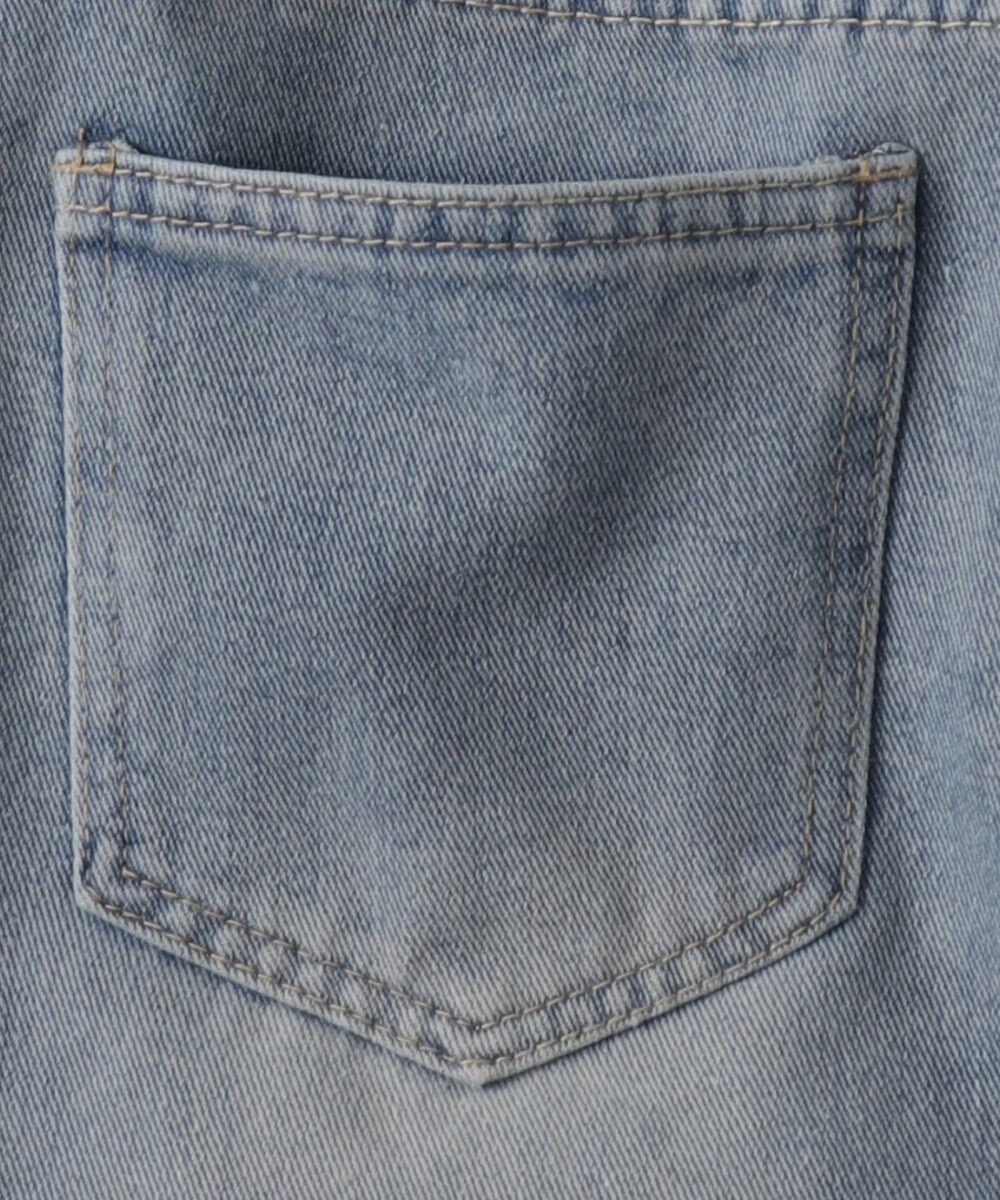 WEGO ワイドハーフデニムパンツ 