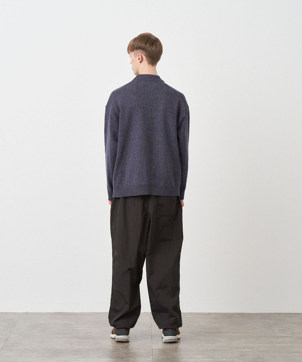 ATON WOOL MOULINE | モックネックセーター - UNISEX 