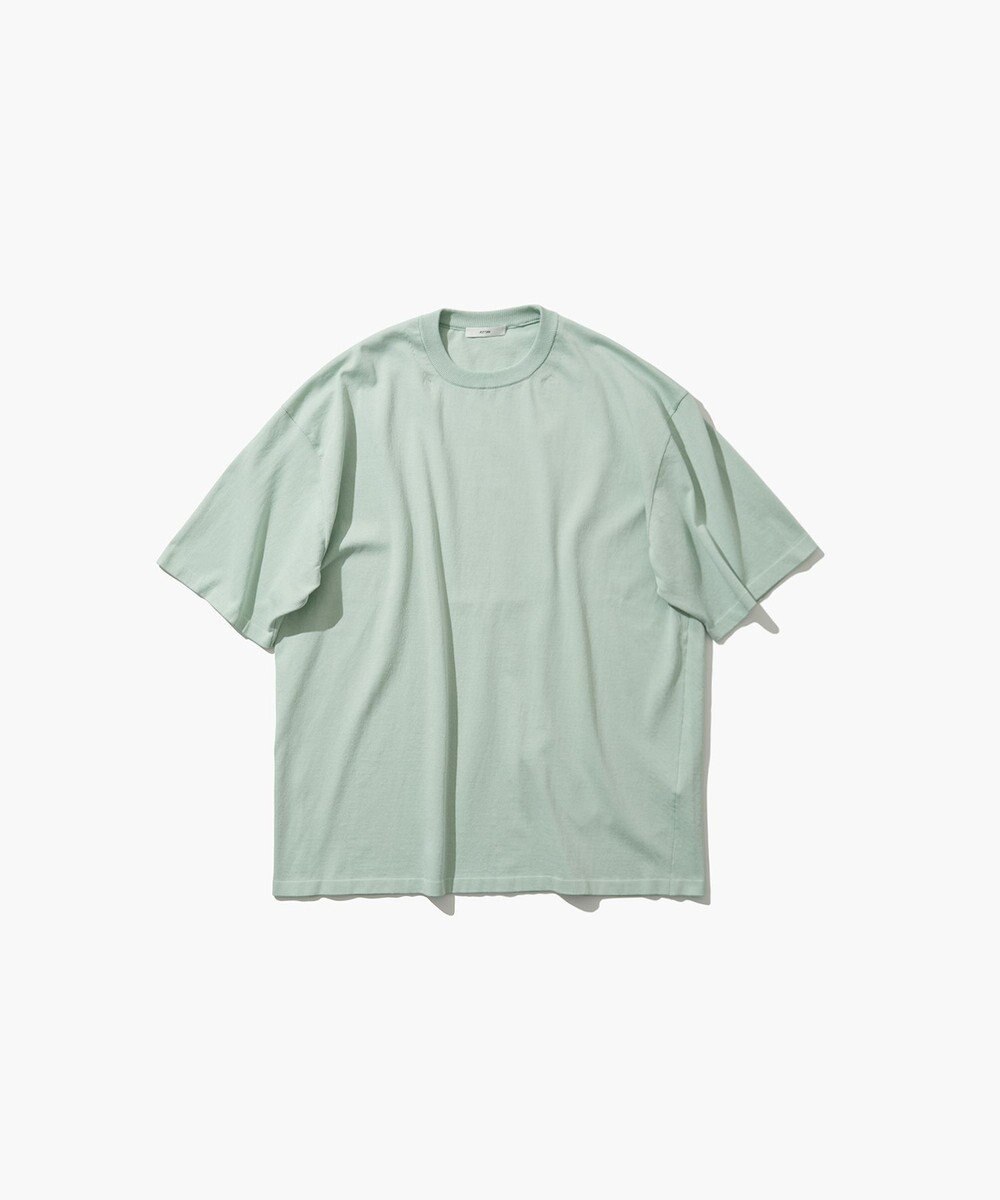 ATON FRESCA KNIT | ハーフスリーブクルーネックセーター - UNISEX 
