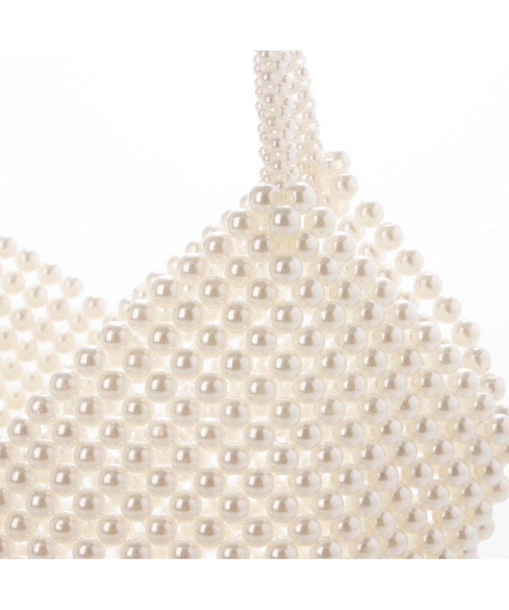 UNBILLION カシュカシュ cachecache / ビーズハート手提げバッグ 