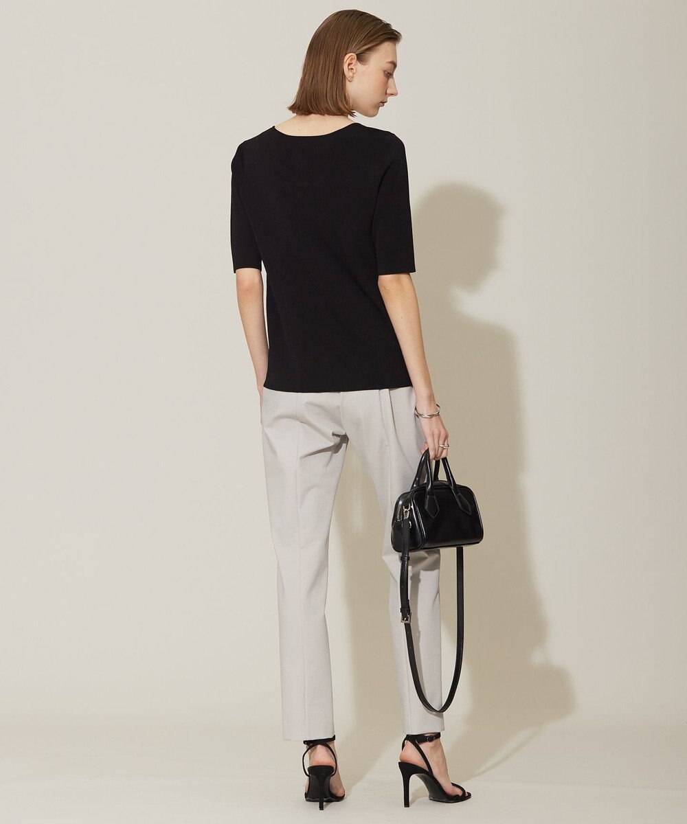 ICB 【洗える】シルクヴィスコースハイゲージ プルオーバー 