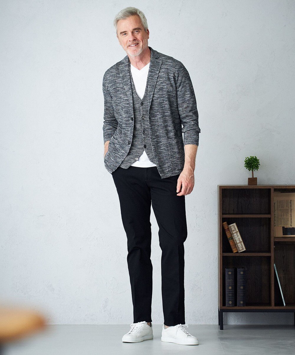 JOSEPH ABBOUD 【キングサイズ・カラー豊富】人気！ウエストも伸びる！ オーガニックストレッチパンツ 