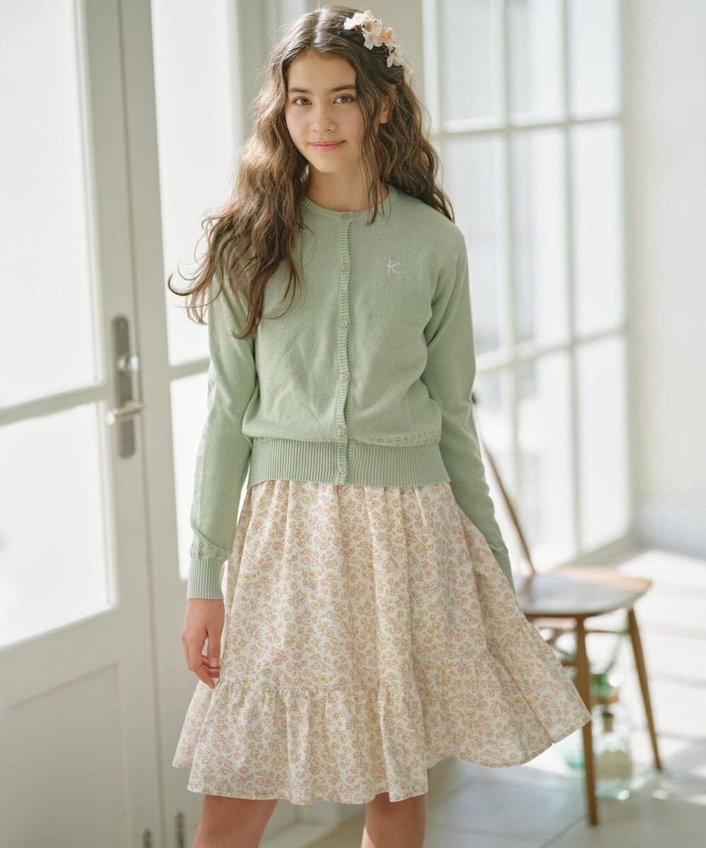 組曲 KIDS 【150-160㎝】クラシック カーディガン 