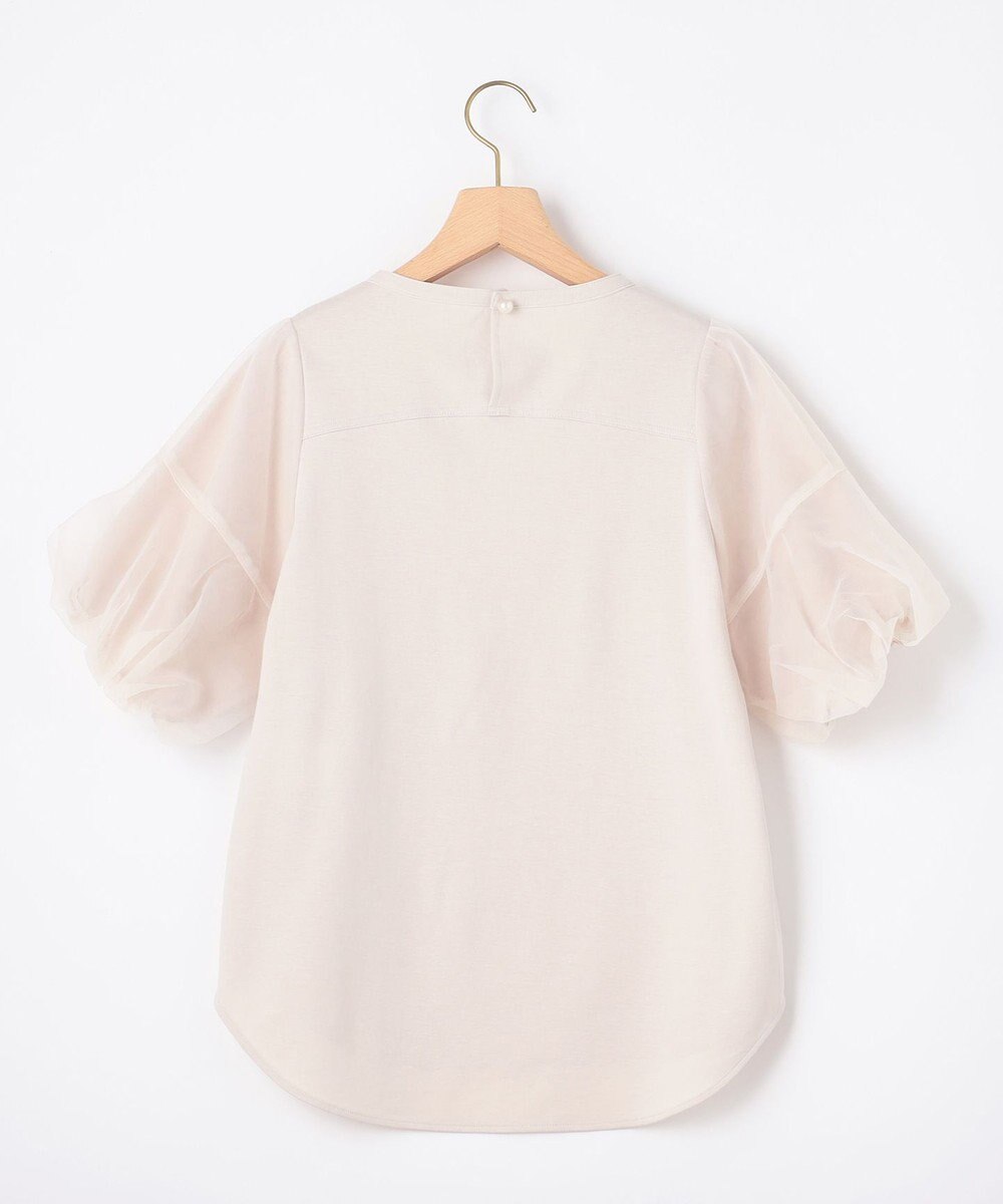 組曲 【人気につき新色追加！】チュールスリーブ カットソー 