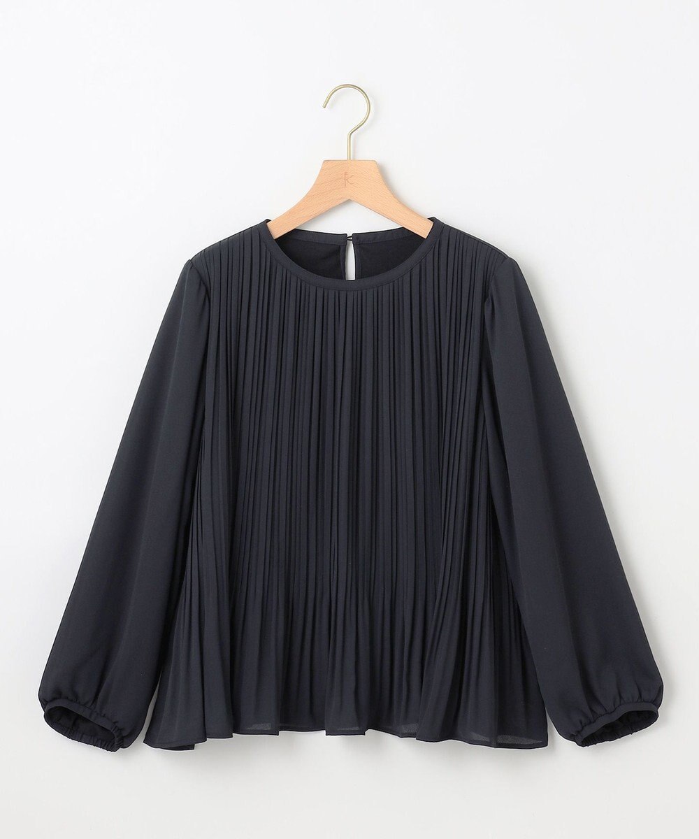 組曲 S 【WEB限定】ジョーゼットシフォンプリーツ ブラウス 