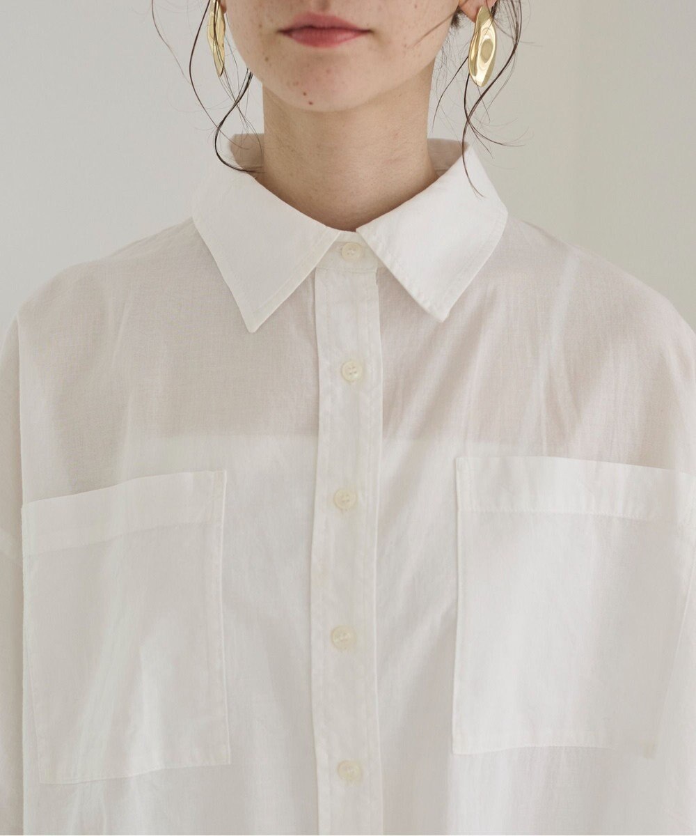 WEGO 【ANGIE VINTAGE】キャンブリックボイルオーバー半袖シャツ 