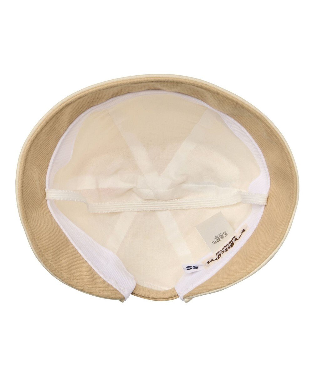 MIKI HOUSE HOT BISCUITS 【40-48cm】裏毛パイル素材 耳付き帽子 