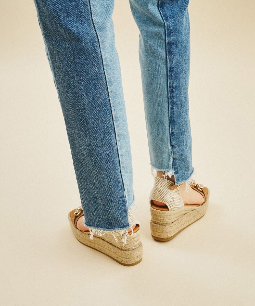 GRACE CONTINENTAL カットオフスリムデニムパンツ 