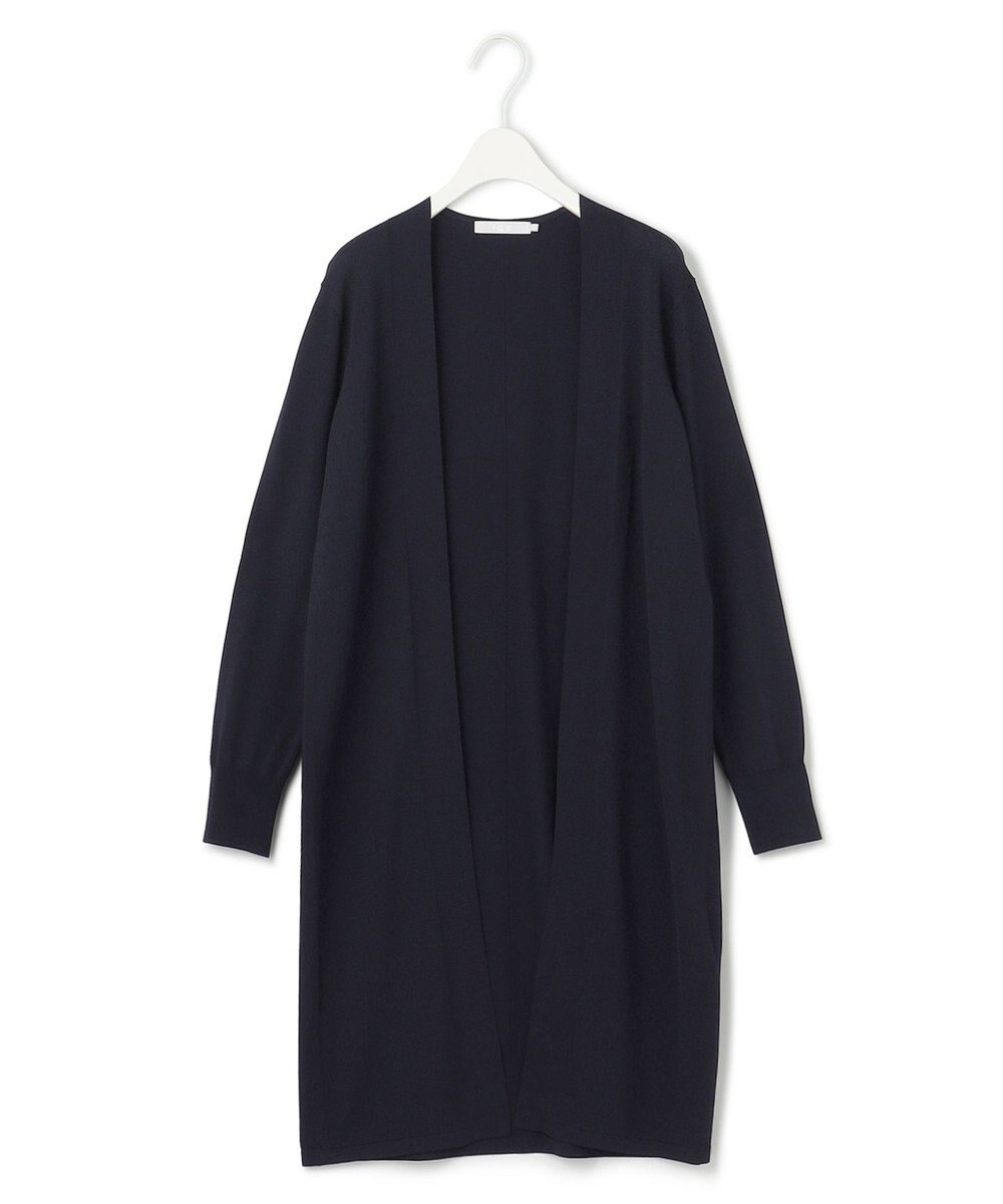 ICB L 【WEB限定カラーあり・接触冷感・UVケア・洗える】 シンセティックハイゲージ ロングカーディガン 