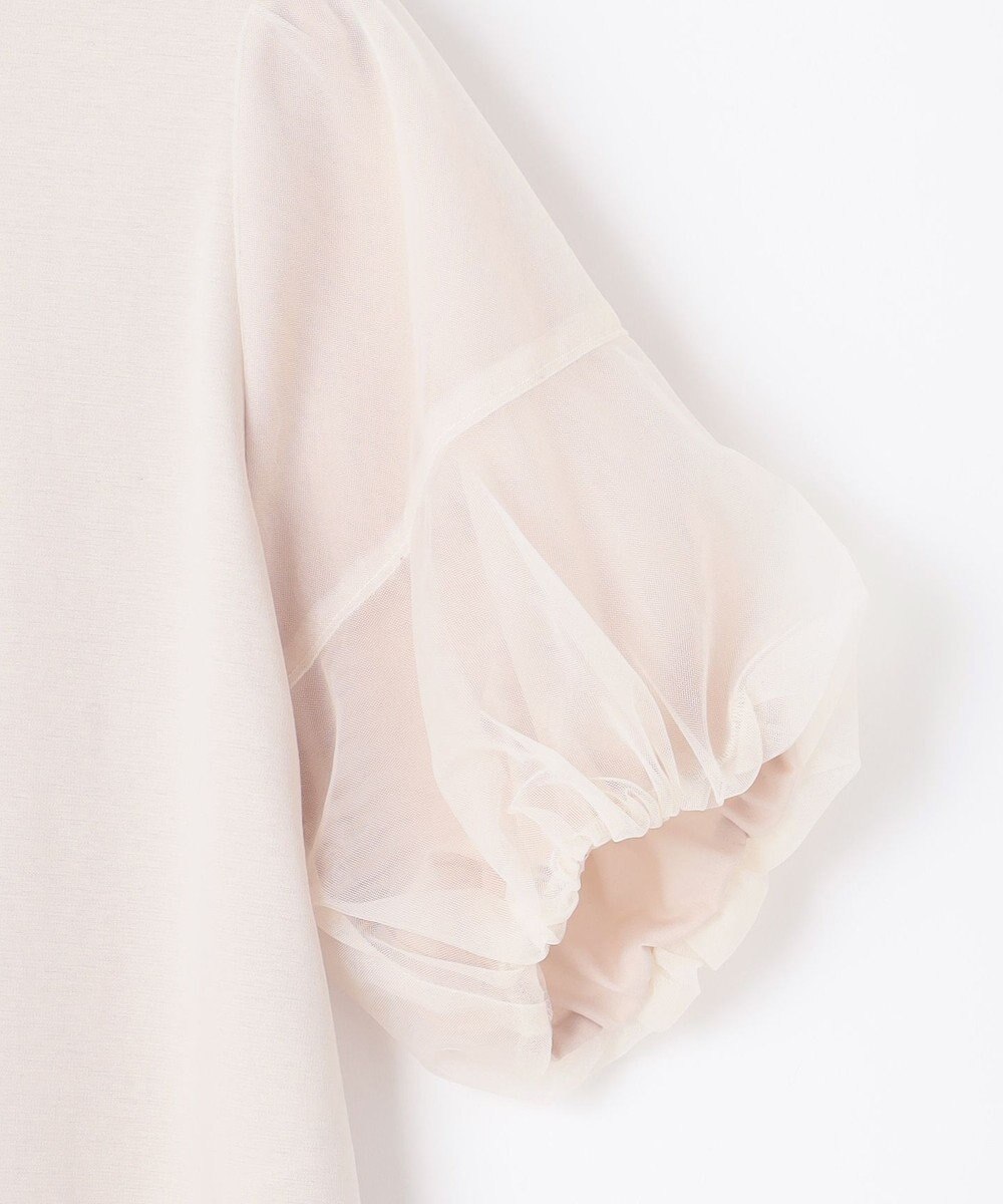 組曲 【人気につき新色追加！】チュールスリーブ カットソー 