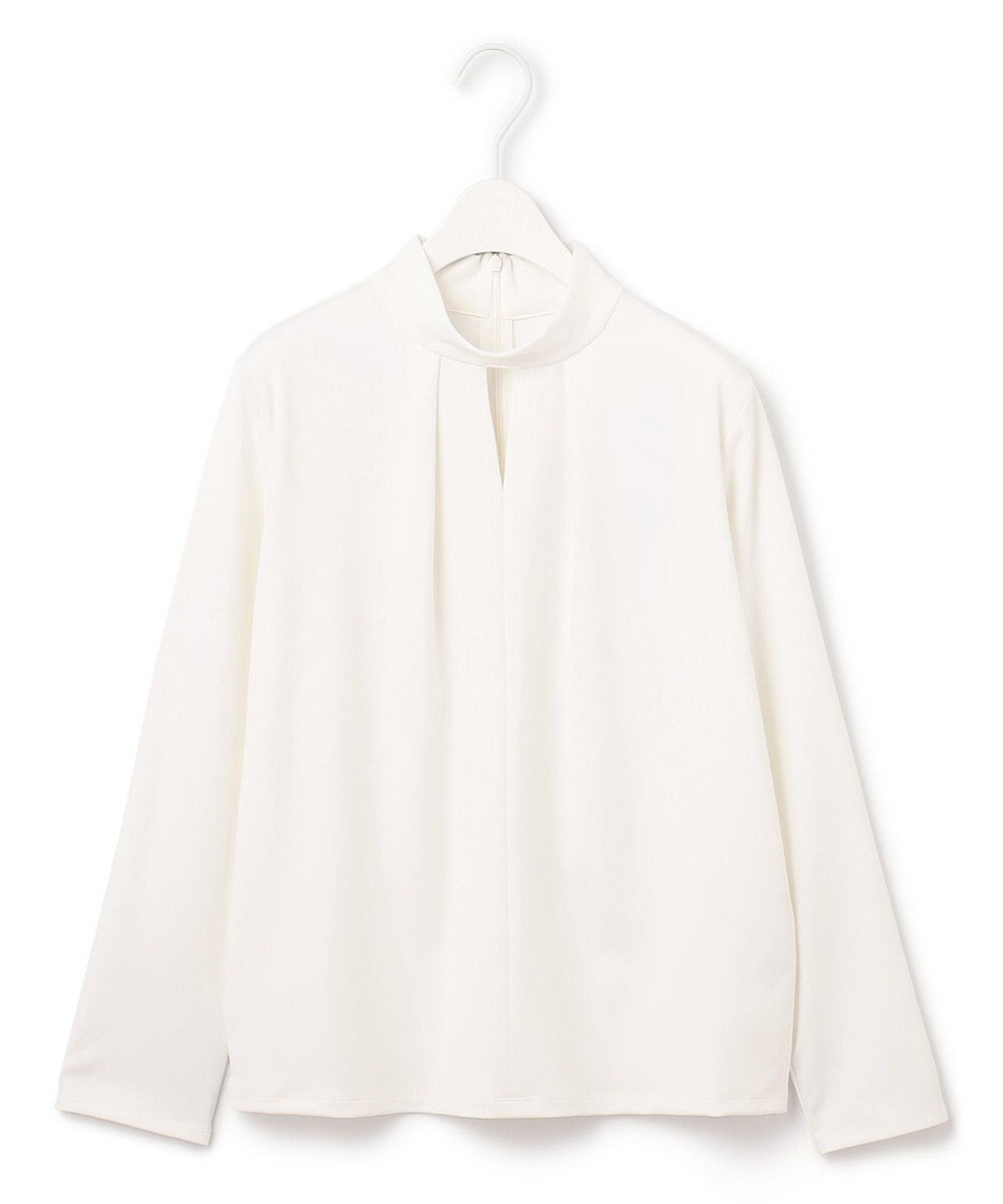 ICB L 【洗える】シャイニースムース ハイネックカットソー 