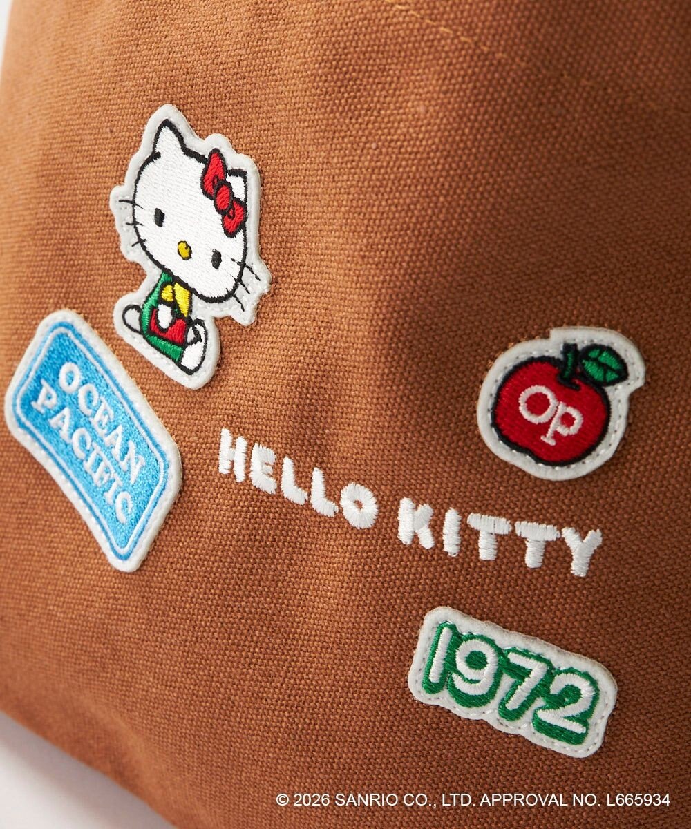 OP／FILA 【Ocean Pacific×ハローキティ】キャンバスミニトートバッグ 