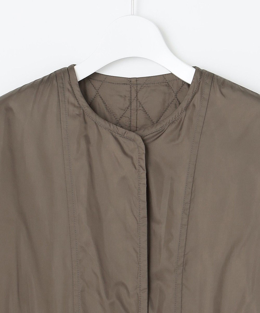 自由区 【洗える/リバーシブル】ブライトキルト リバーシブルコート 