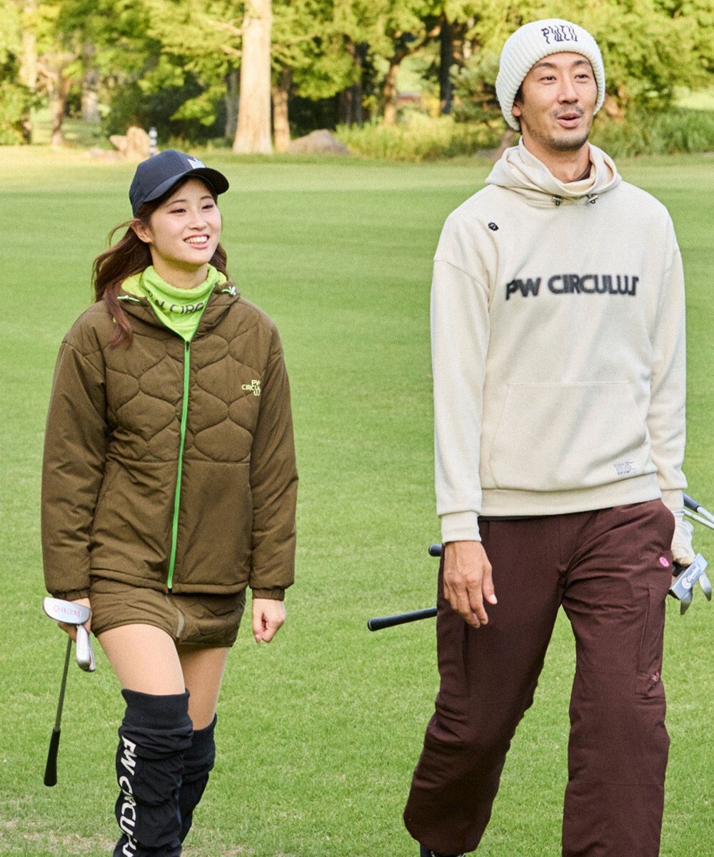 PW CIRCULUS 【UNISEX】WAVY カラーニット帽 ゴルフ 