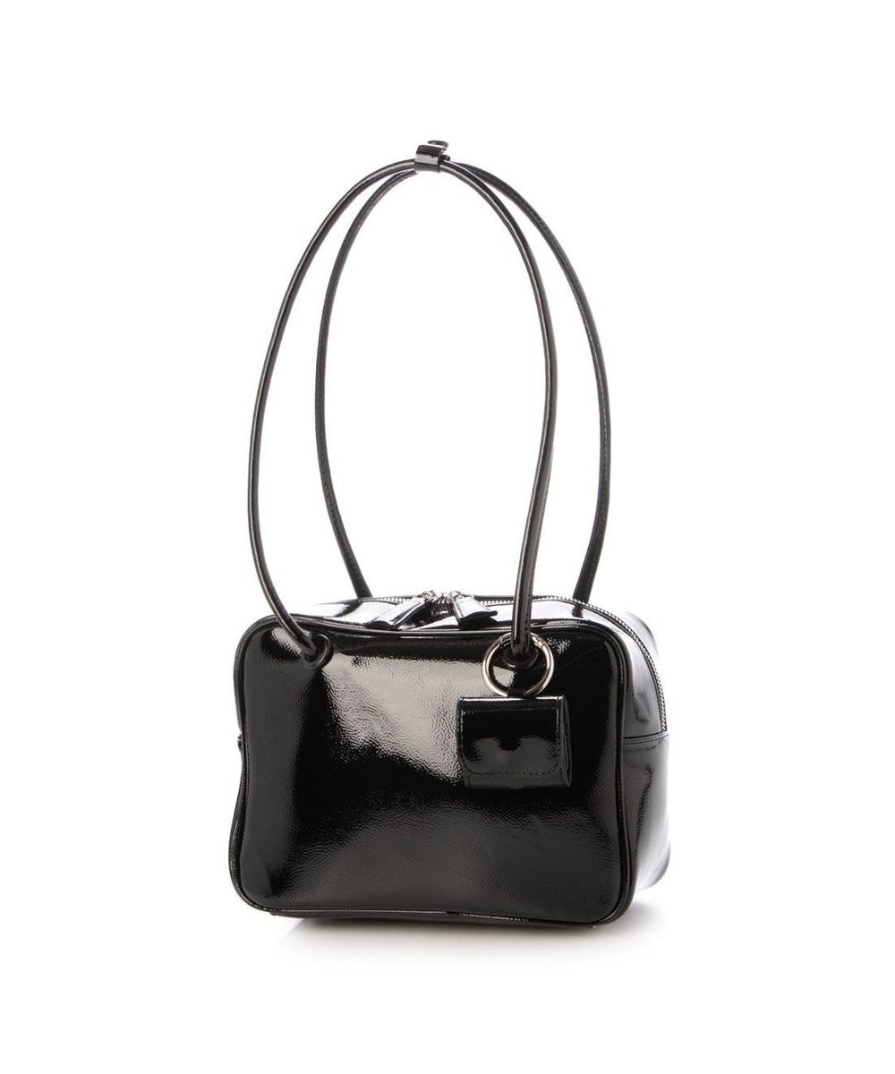 UNBILLION カシュカシュ cachecache / エナメル調中型ボストン 