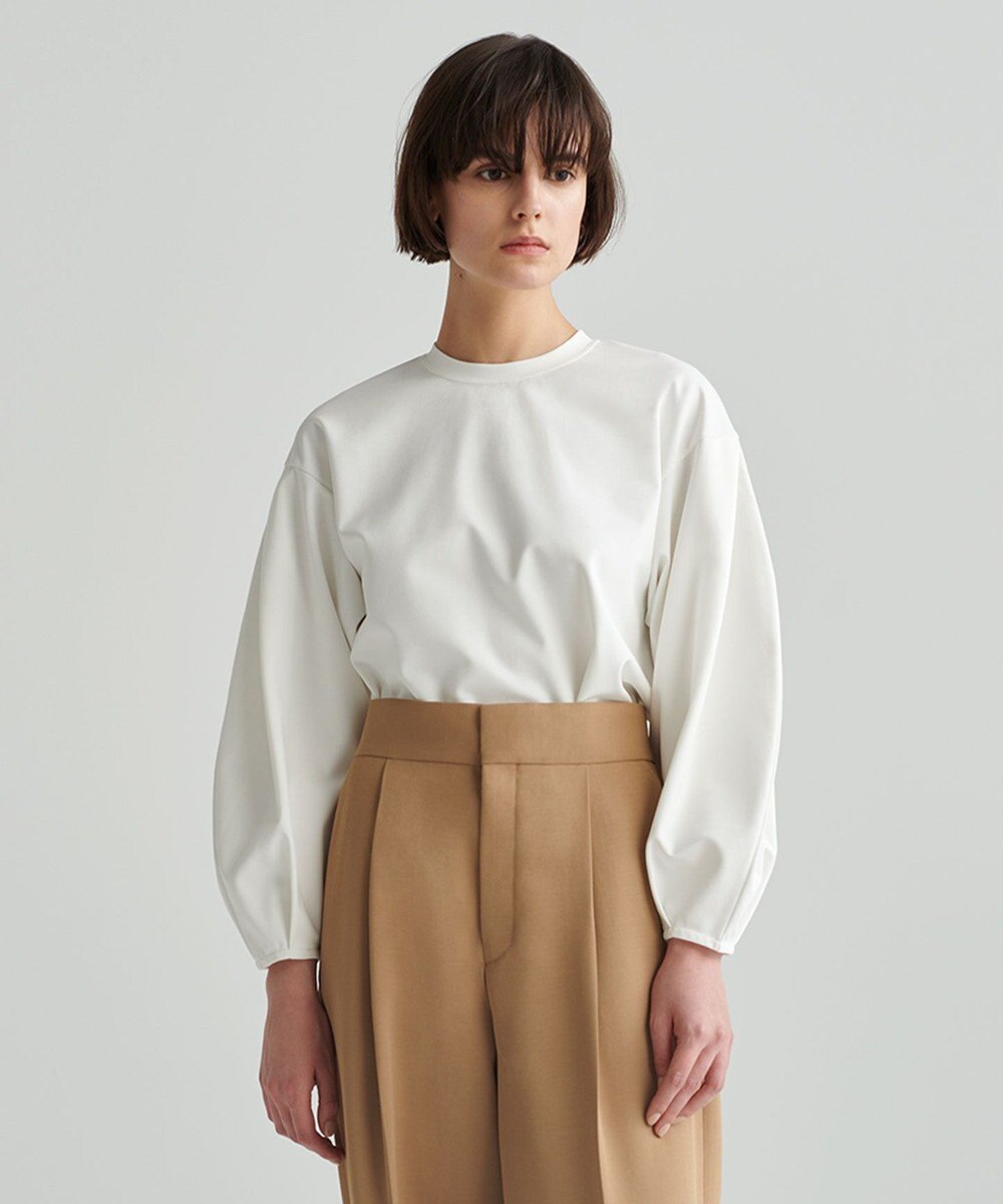 NAVE 【ReNAVE　UVカット・接触冷感・洗える】ボリュームスリーブジャージー 