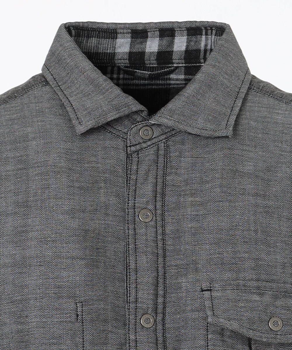 JOSEPH ABBOUD 【キングサイズ】リバーシブルチェック シャツ 