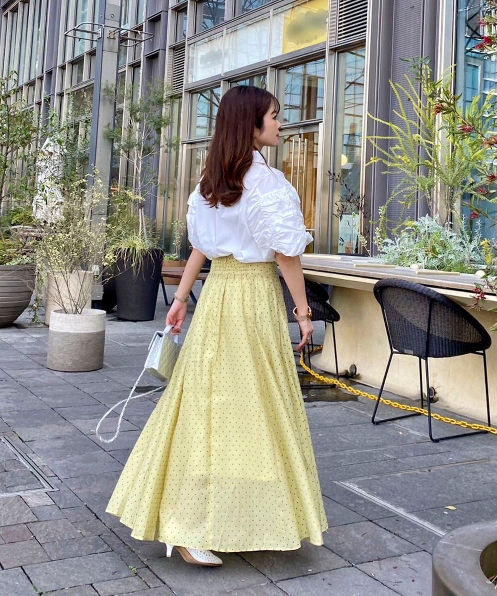 Green Parks AnriettMusee ギャザースリーブブラウス 