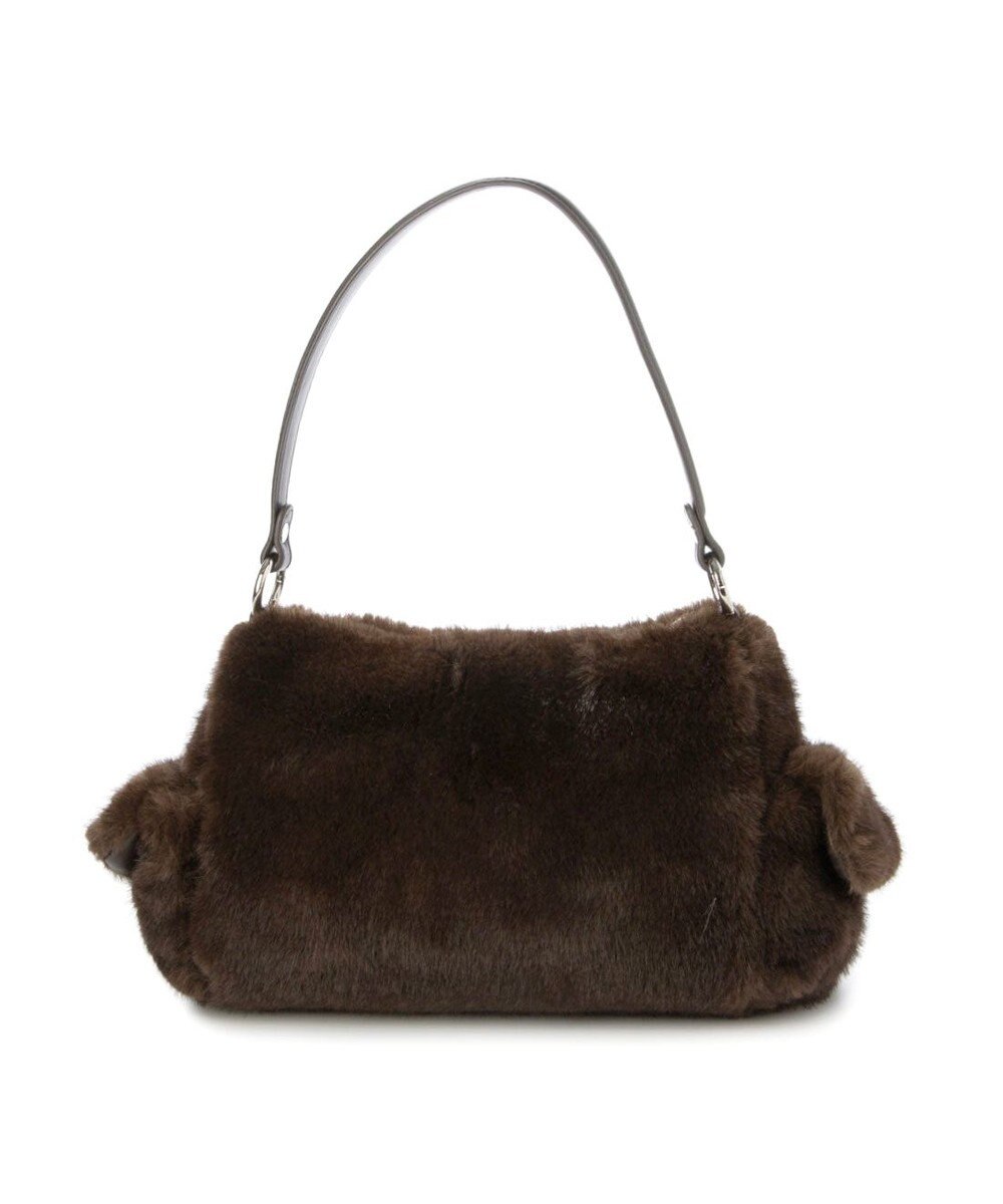 UNBILLION カシュカシュ cachecache / フェイクファーフラップポケット付き2wayショルダー 