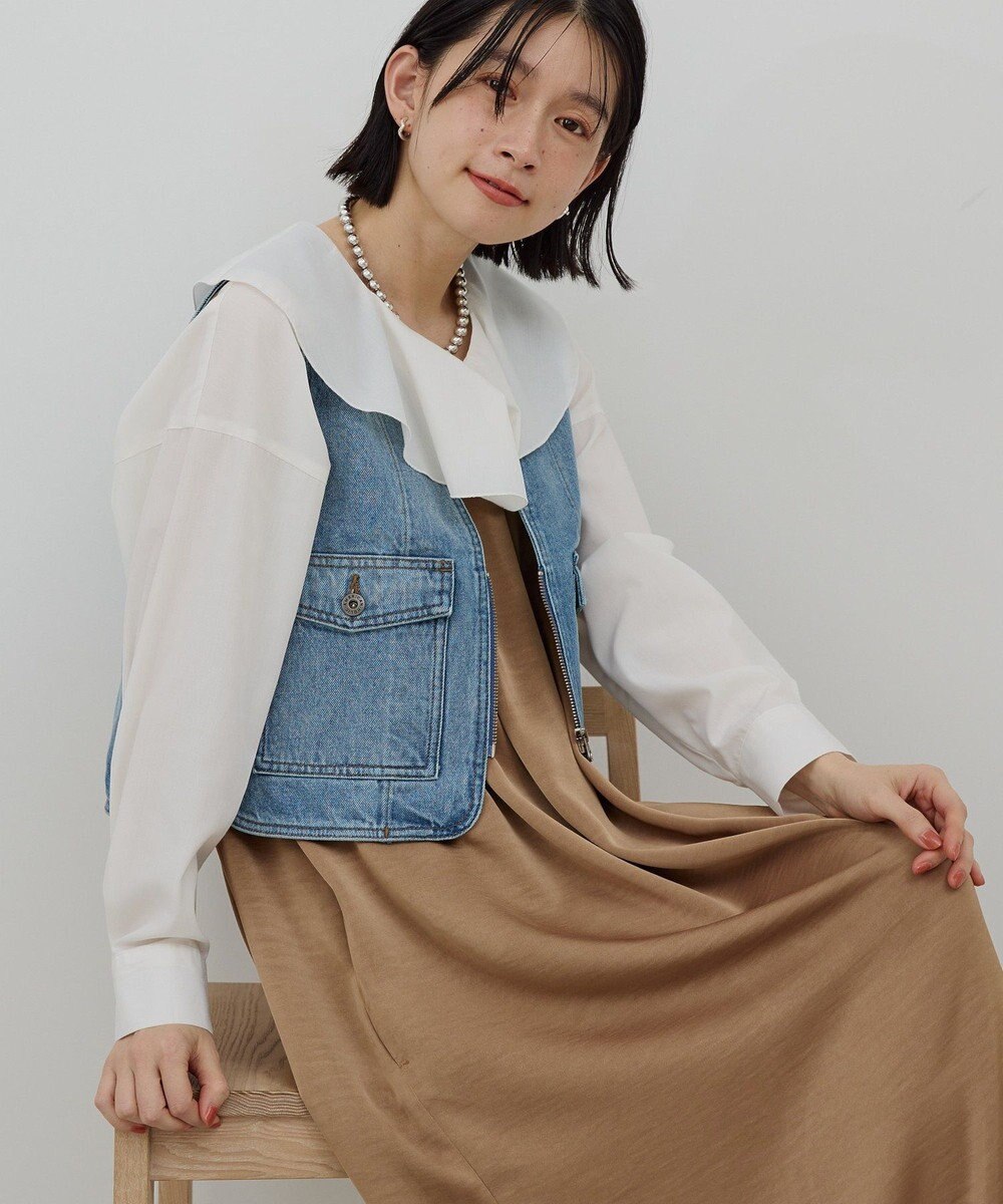 AMERICAN HOLIC 【イージーケア】ラッフルブラウス 