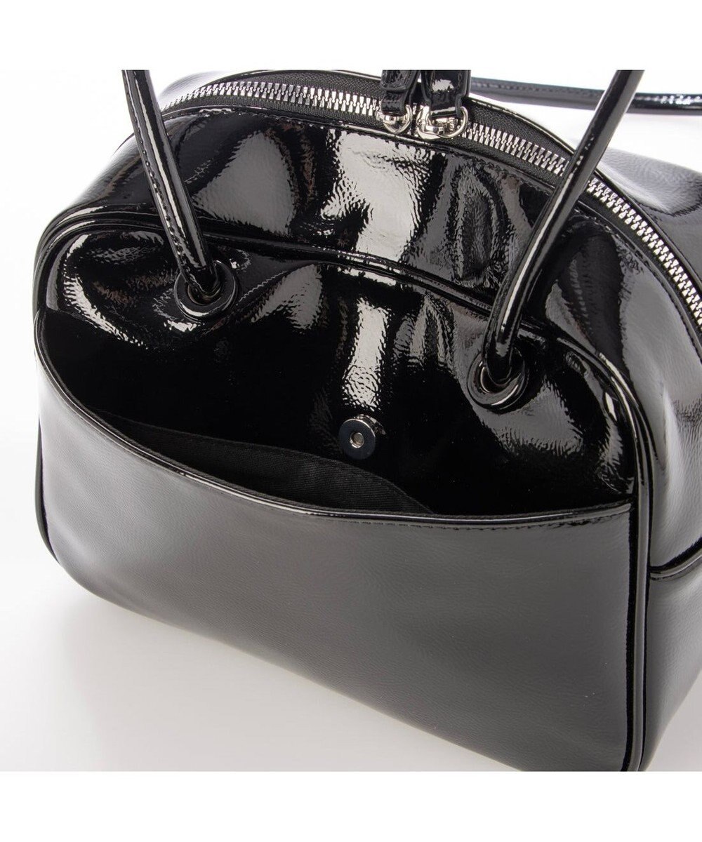 UNBILLION カシュカシュ cachecache / エナメル調中型ボストン 