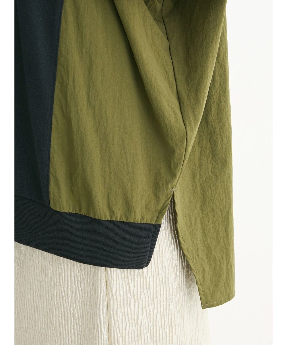 Green Parks ナイロンドッキングロゴチュニック 