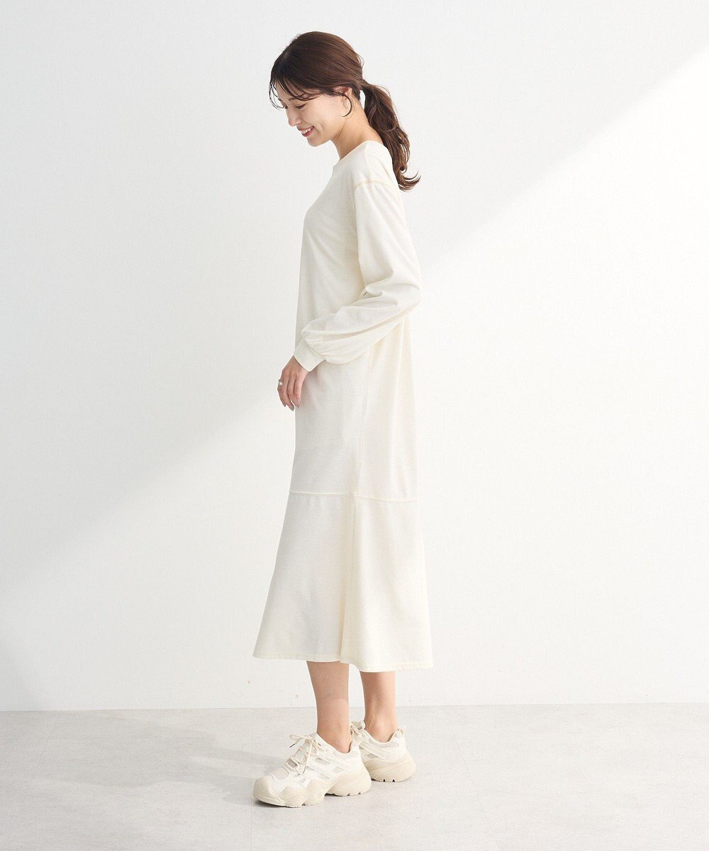 Green Parks ＳＥＴ２点ベスト＋配色ステッチワンピース 