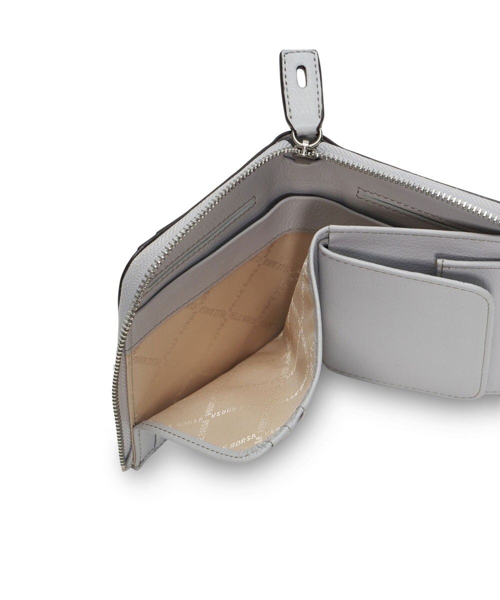 PELLE BORSA メッシュL字ファスナーミニ財布 Chrono Weave クロノウィーブ 5842 
