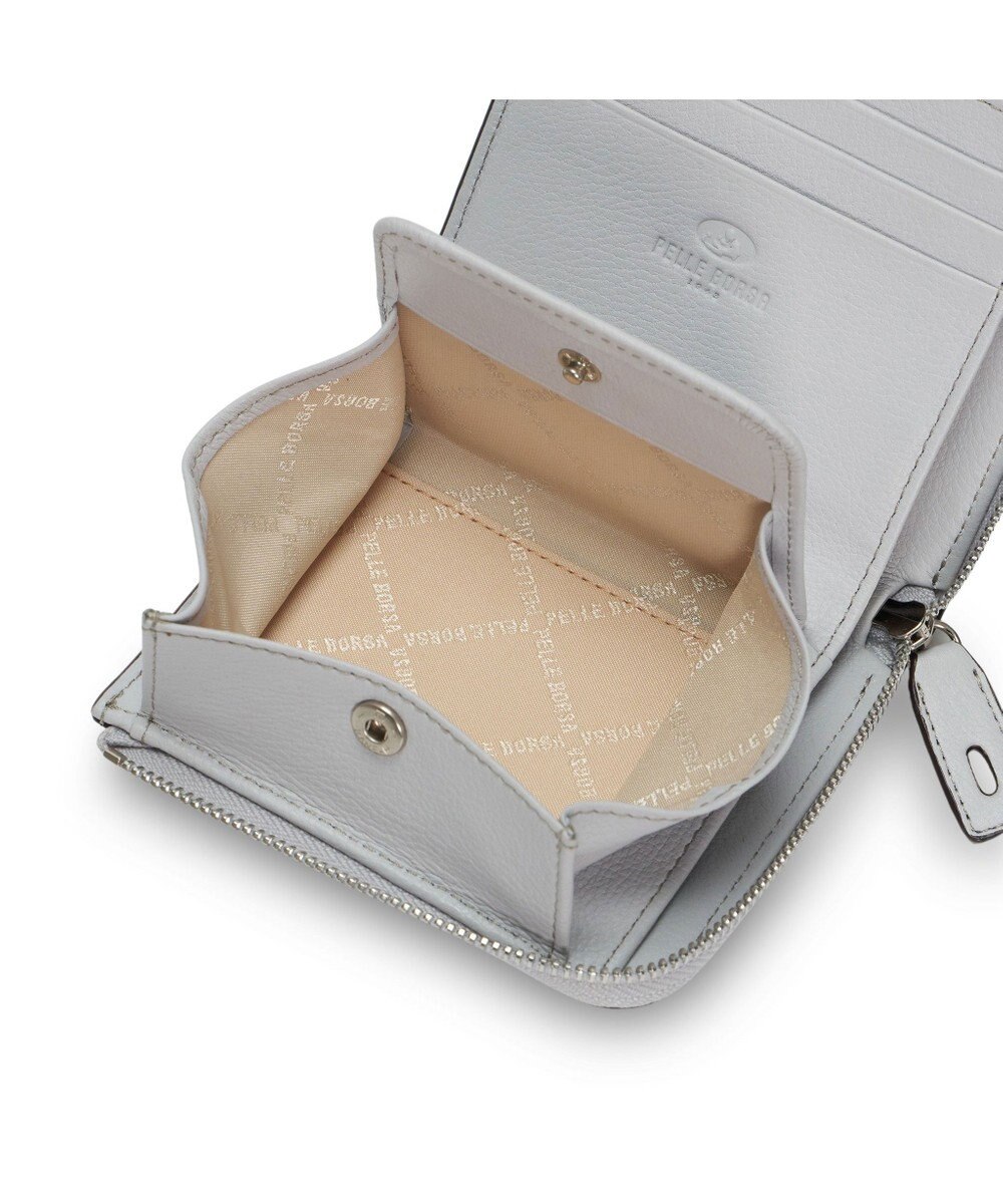 PELLE BORSA メッシュL字ファスナーミニ財布 Chrono Weave クロノウィーブ 5842 