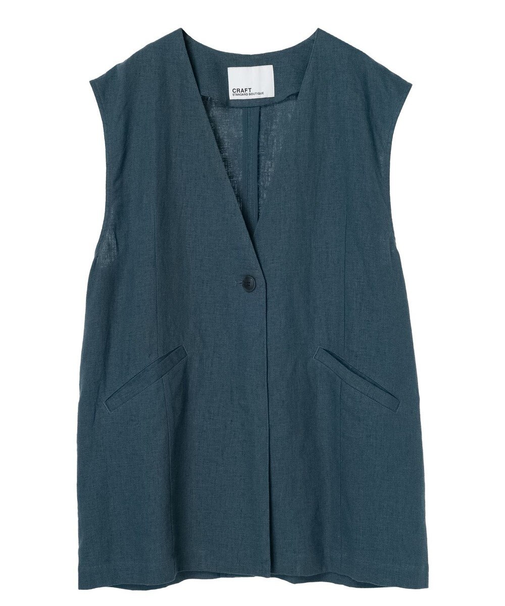 CRAFT STANDARD BOUTIQUE 【キナリノ別注】リネンレーヨンジレベスト 