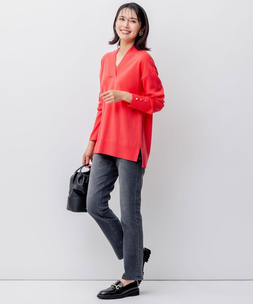 23区 ORSETTO CAVOLO レザー ハンドバッグ 