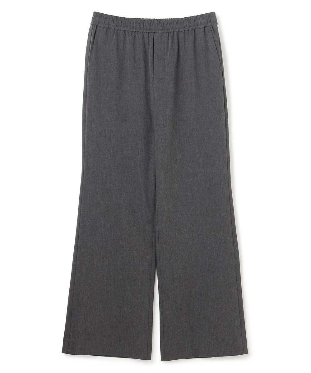 UNFILO L 【セットアップ着用可/ウエストゴム】マイビューティ セミフレアパンツ 