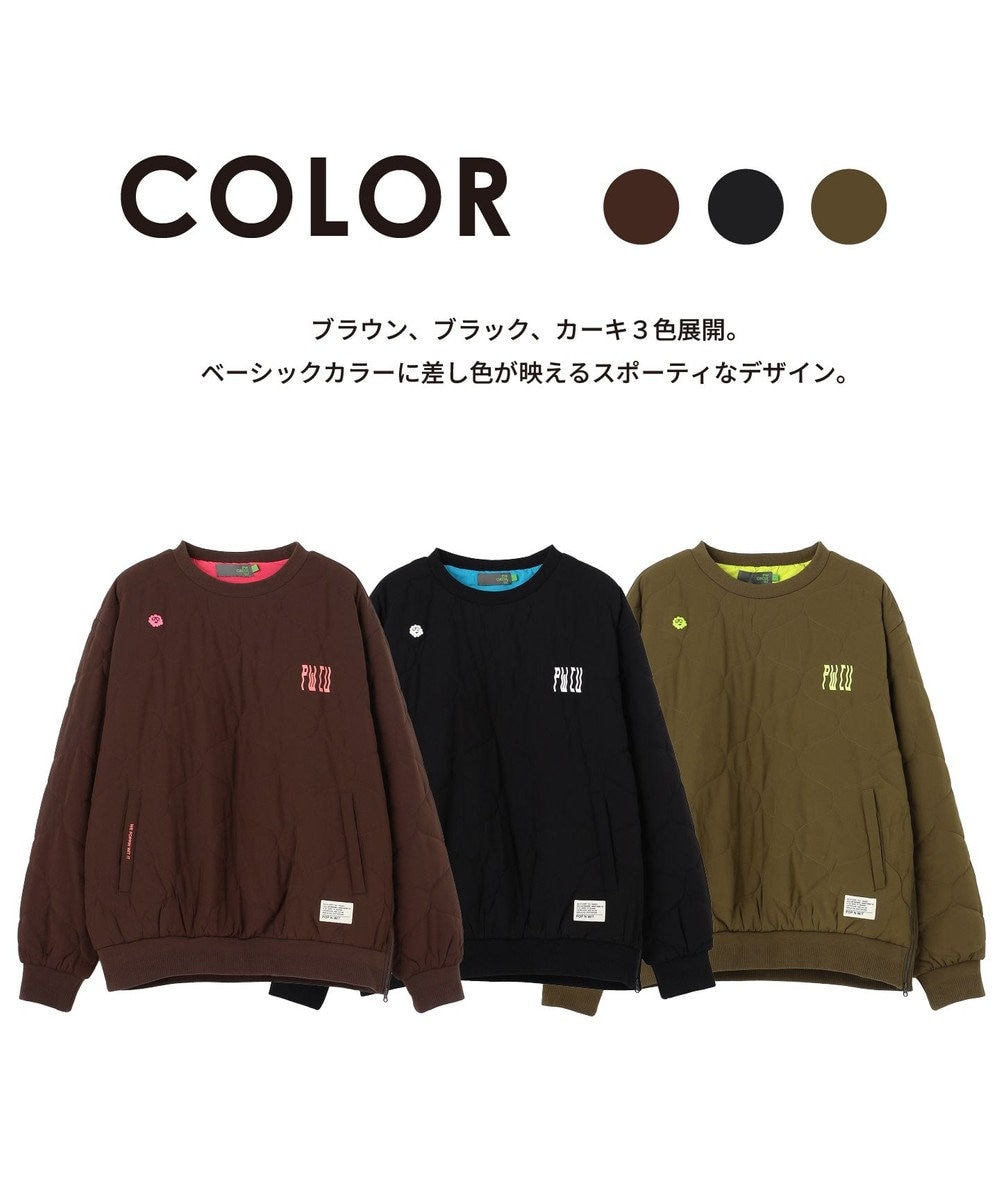 PW CIRCULUS 【撥水加工 / ストレッチ】【MEN】キルティング中綿プルオーバー ゴルフ 