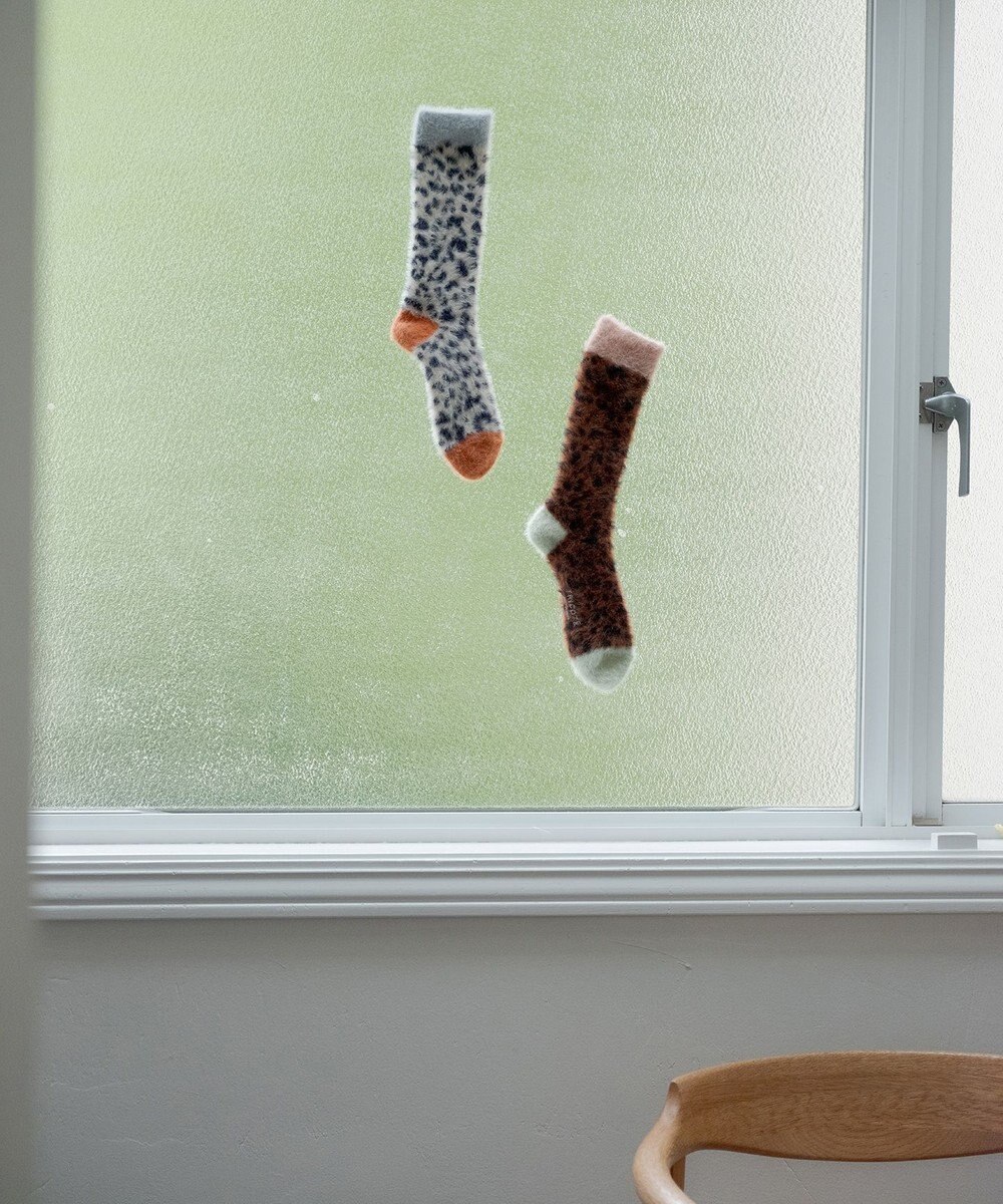 TRICOTE レオパードルームソックス 