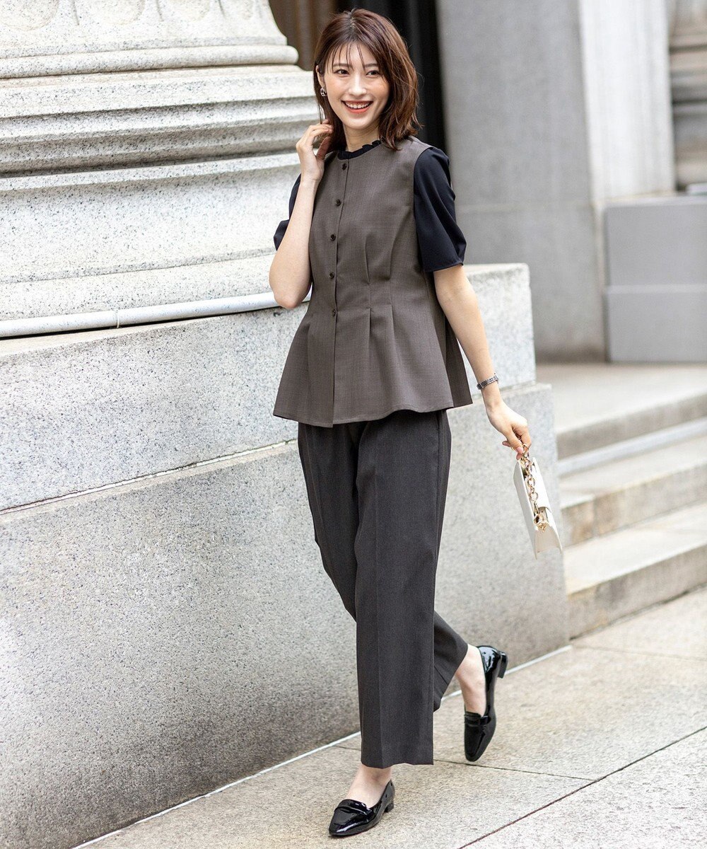 ANY SIS 【WEB・一部店舗限定】スイートクール ジレブラウス 