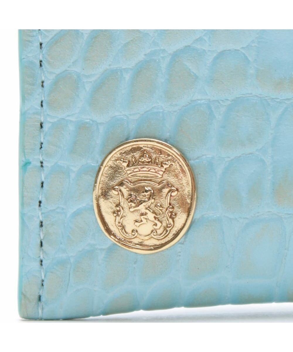 A.D.M.J. 【牛革】クロコ型押しオーガナイザーパース 