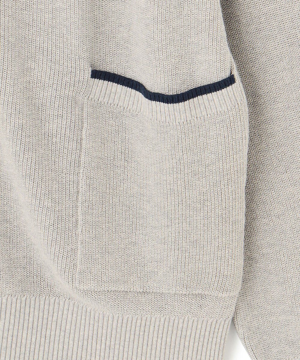 J.PRESS YORK STREET 【UNISEX】コットンベーシック カーディガン 