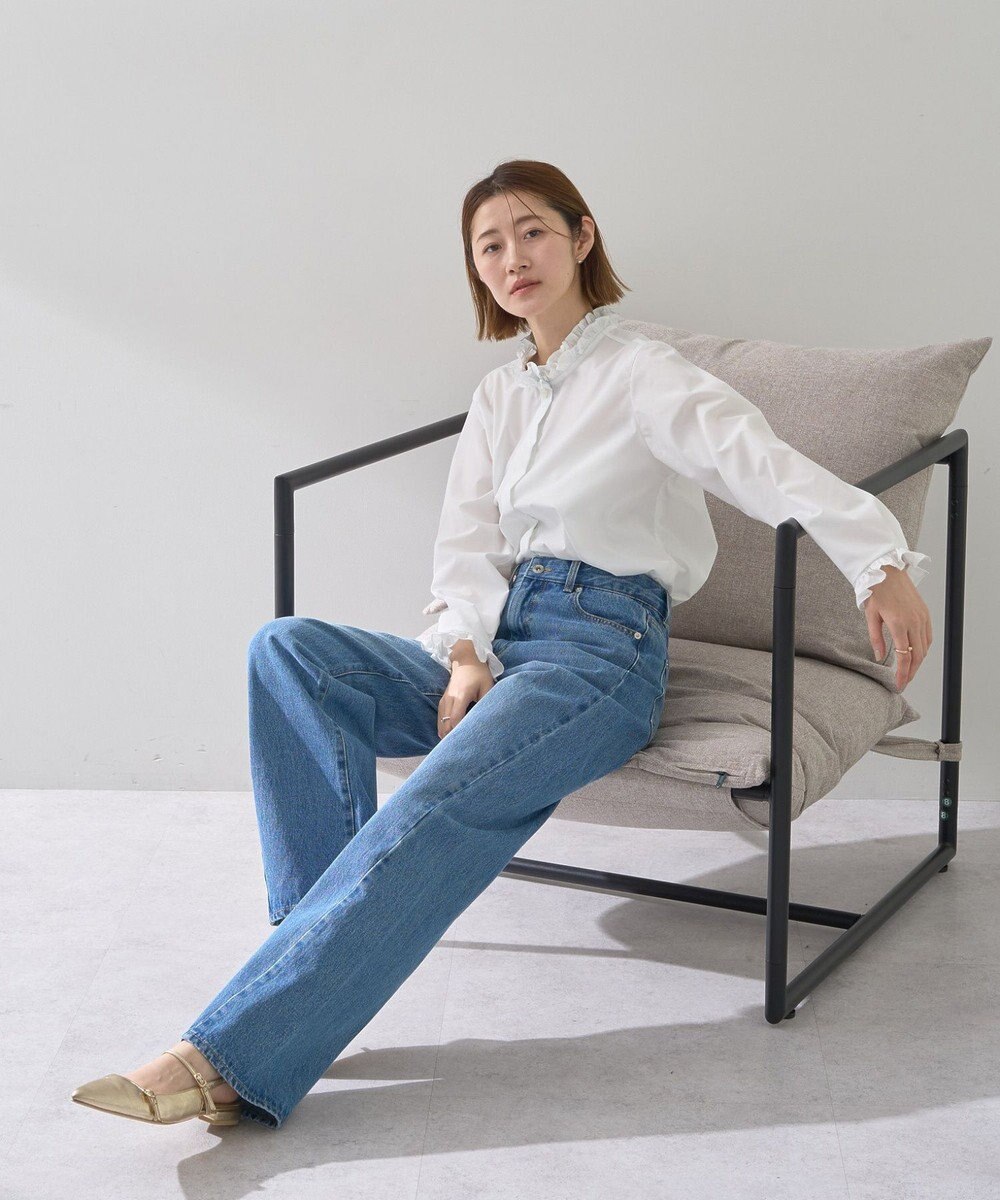 YECCA VECCA ORGABITS切替ストレートデニム 