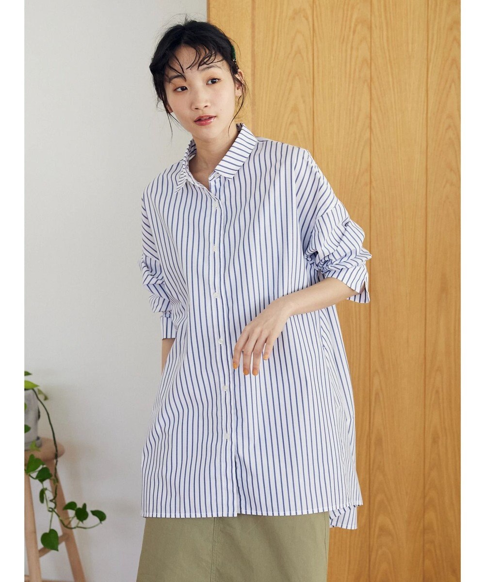 CRAFT STANDARD BOUTIQUE イージーケアコクーンポケ付きチュニック 