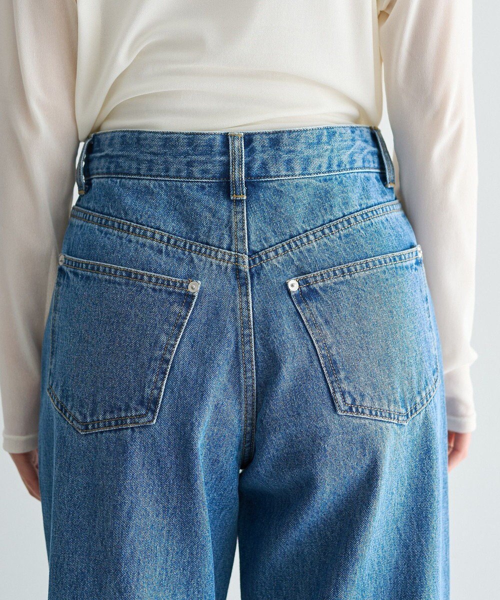 YECCA VECCA ORGABITS切替ストレートデニム 