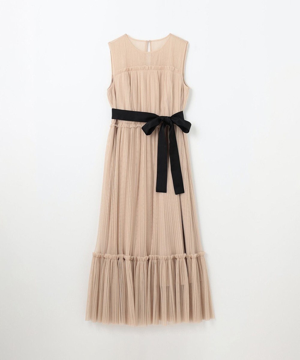 GRACE CONTINENTAL プリーツロングドレス 