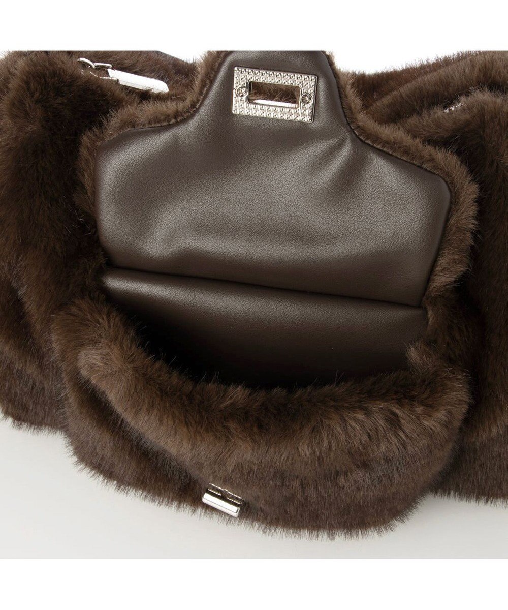 UNBILLION カシュカシュ cachecache / フェイクファーフラップポケット付き2wayショルダー 