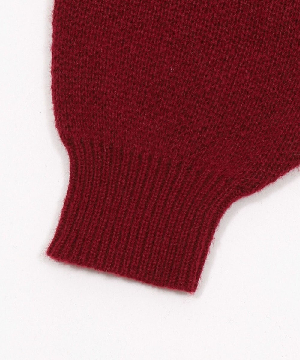 WEGO ベロアリボンアップリケタックスリーブニット 