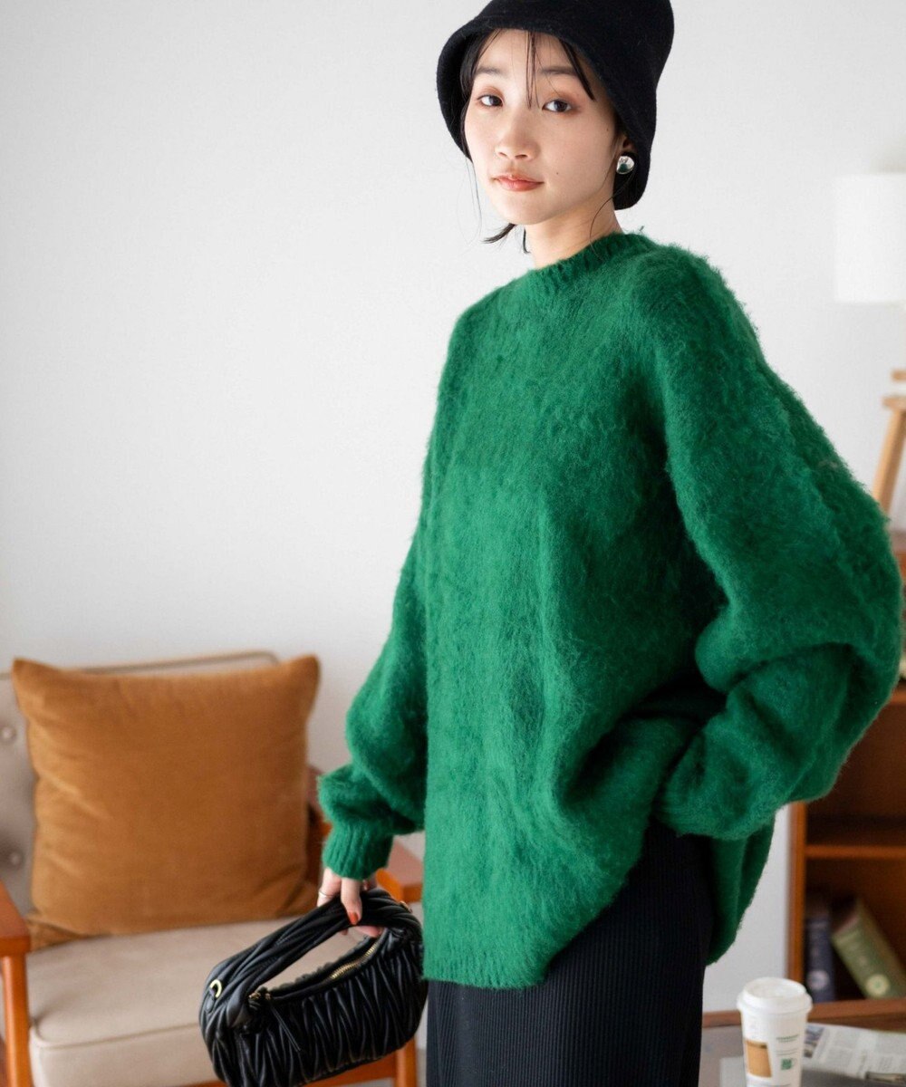 WEGO モヘアライクBIGプルオーバー 